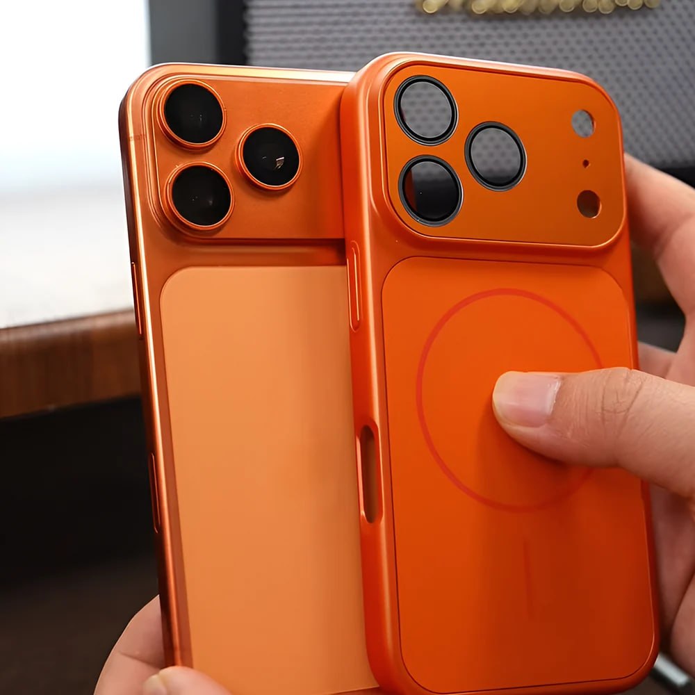 Aero Shield Case - Orange front view