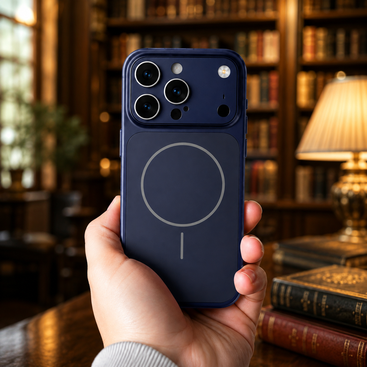 Aero Shield Case - Blue front view