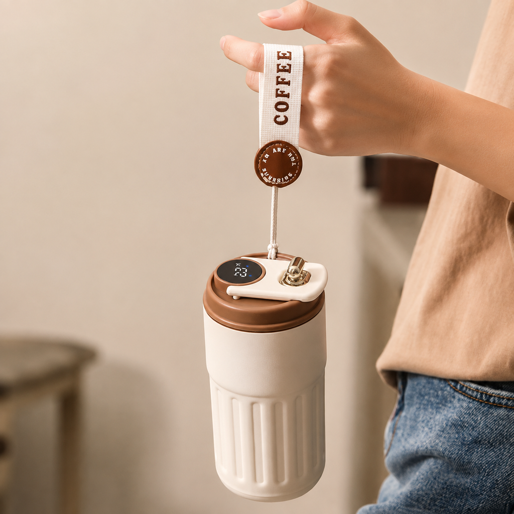 BrewMate Digital Tumbler - detail shot