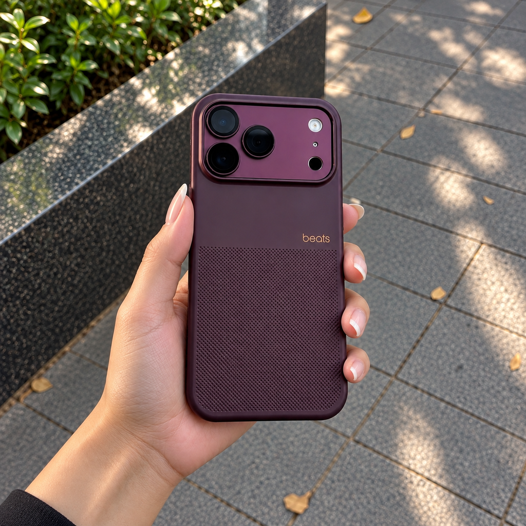 Burgundy Beats Pro Converter Case