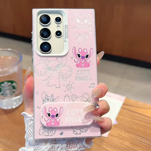Cartoon grip case - pink alt