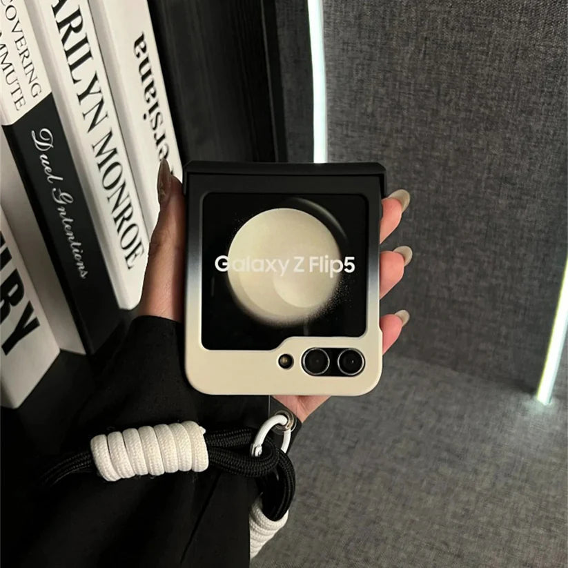 Luxury Gradient Flip case - cover detail